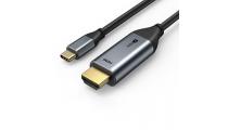 Kabelis USB-C - HDMI, 4K, Ultra HD, 1.8 m, 2.0 ver.