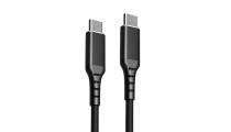 Kabelis USB-C - USB-C, PD60W (juodas, 3m)