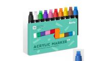 Akriliniai markeriai - flomasteriai ARRTX Jumbo, 10 spalvų