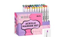 Akriliniai markeriai - flomasteriai ARRTX, 60 spalvų
