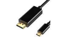 Kabelis USB Type-C - DisplayPort, 4K, 60Hz, 1m
